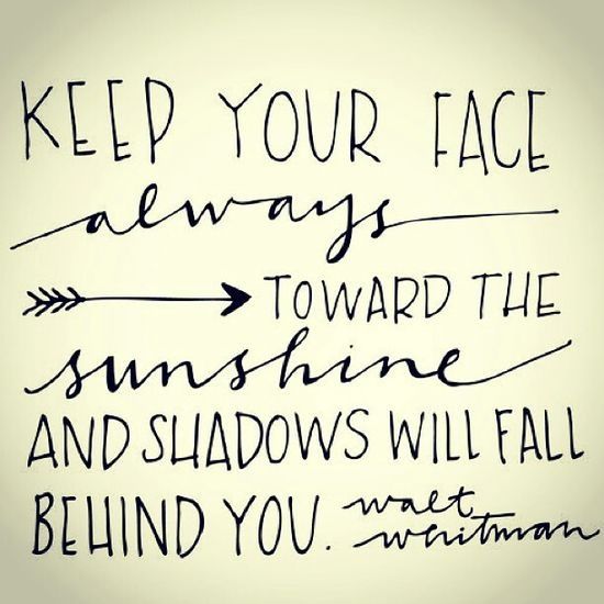 keep your face